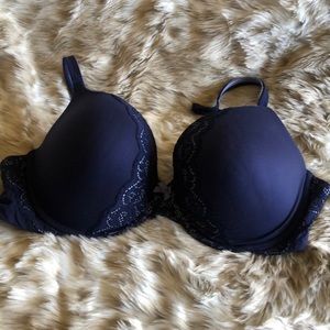 Navy Push Up VS Bra